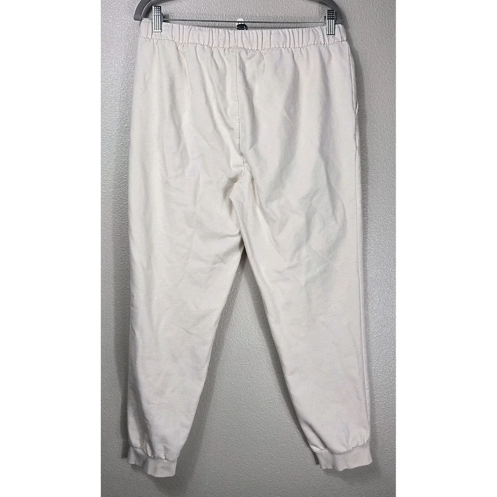 Keith Haring‎ Jogger Sweatpants Cream Graphic Pocket Size Large